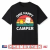 Kids One Happy Camper Baby Toddler Girl Cute Marshmallow Camping Shirt