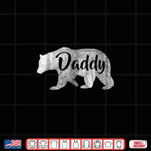 Design MenS Daddy Bear Shirt Awesome Camping Shirt