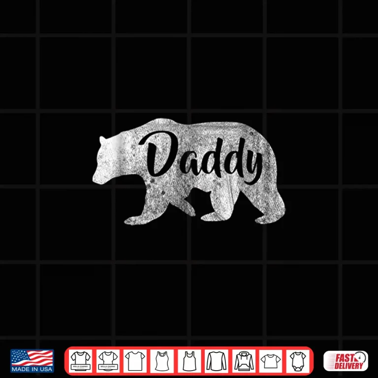 Design MenS Daddy Bear Shirt Awesome Camping Shirt