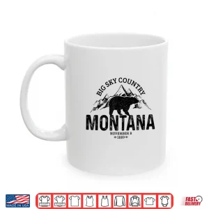 Mug Montana Vintage Grizzly Bear Camping Hiking Souvenir Gift Shirt