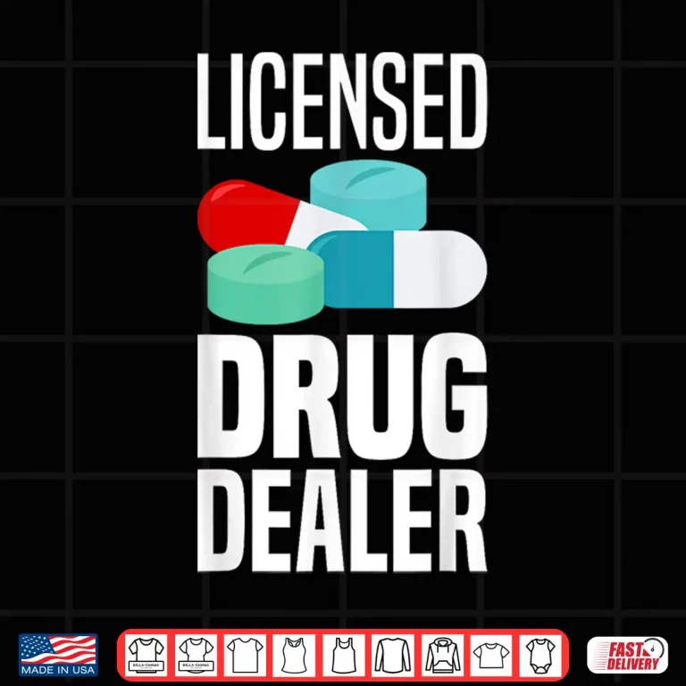 Design Licensed Drug Dealer Pharmacy Gag Funny Educated Drug Dealer Shirt 2