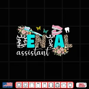 Design Dental Assistant Leopard Dental Assisting Dental Assistants Shirt