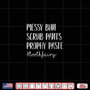 Design Womens Cute Toothfairy Shirt For Dental Hygienists Assistants