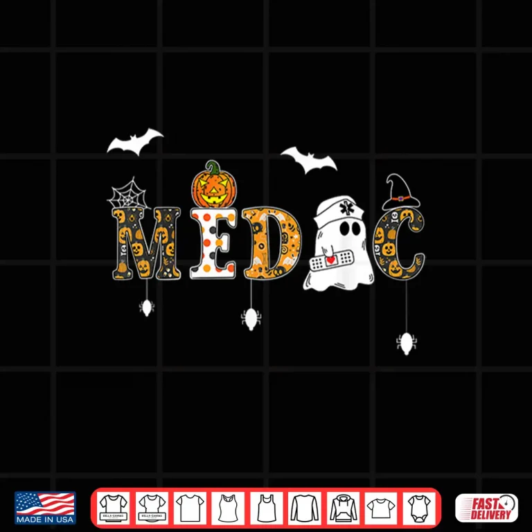 Design Mens Halloween Paramedic American Flag Usa Ems Emt Paramedic Shirt