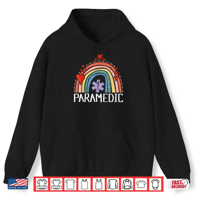Hoodie Paramedic Paramedics Emergency Ambulance Emt Paramedic Shirt