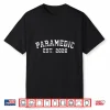 Paramedics Graduation Gift For Paramedics Established 2020 Shirt