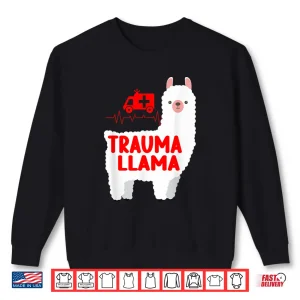 Sweatshirt Trauma Llama Paramedic Appreciation Paramedics Shirt