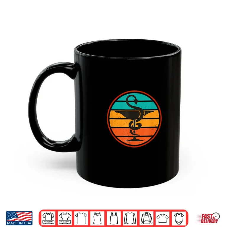 Mug Caduceus Symbol For Pharmacists Retro Look Shirt
