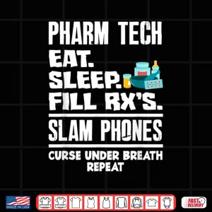 Design Funny Pharmacy Technician Pharm Tech Shirt