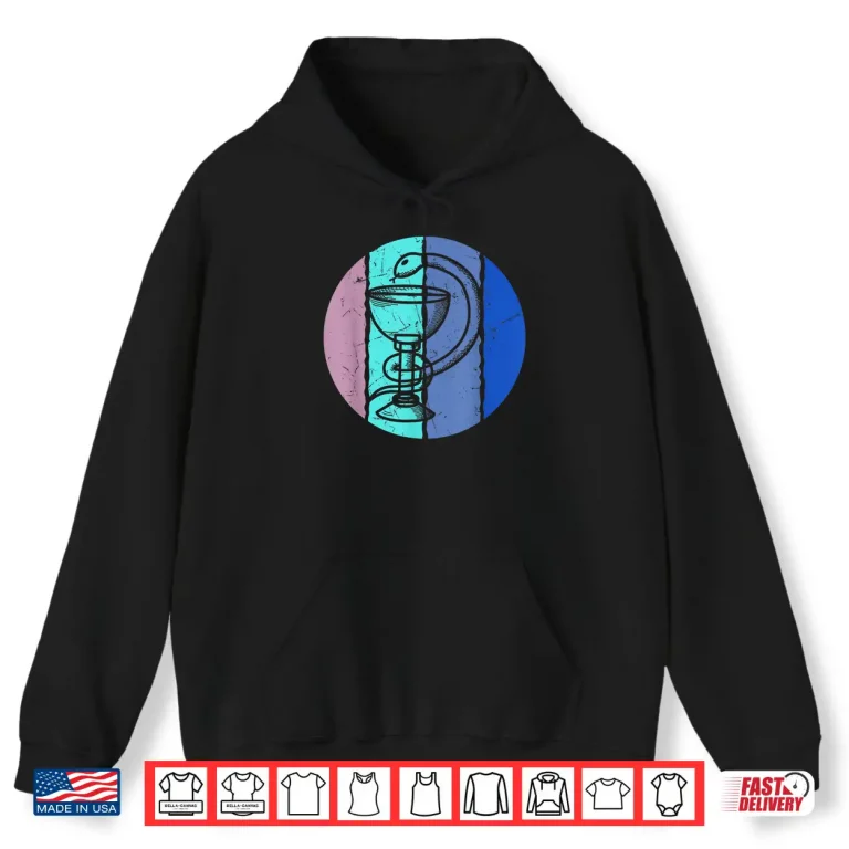 Hoodie Mens Cool Vintage Pharmacy Artwork Pharmacy Technicians Gift Shirt