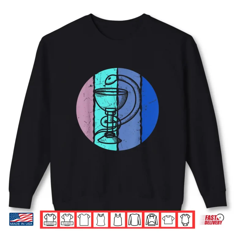 Sweatshirt Mens Cool Vintage Pharmacy Artwork Pharmacy Technicians Gift Shirt