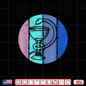 Design Mens Cool Vintage Pharmacy Artwork Pharmacy Technicians Gift Shirt