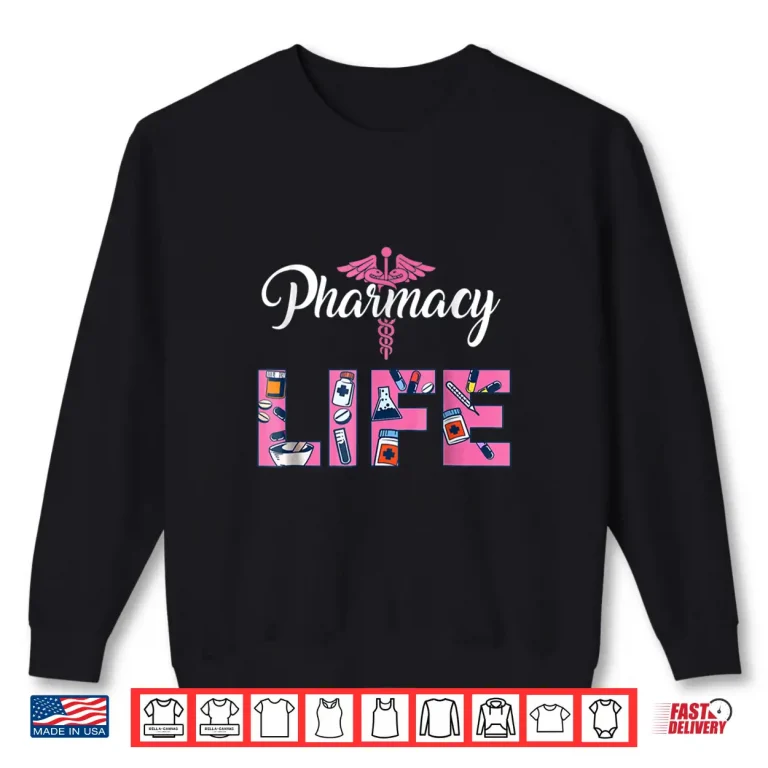 Sweatshirt Pharmacy Tech Gift Shirt Pharmacists Medical Student Tee