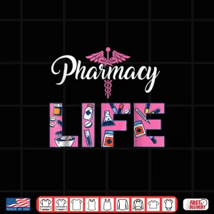 Design Pharmacy Tech Gift Shirt Pharmacists Medical Student Tee