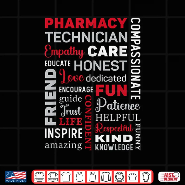 Design Pharmacy Technician Pharmacy Tech Technician Pharmacist Shirt