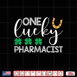 Design One Lucky Pharmacists St Patricks Day Shirt