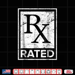 Design Rx Rated Pharmacist Pharmacy Technician Pharmd Gift Shirt