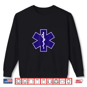 Sweatshirt Paramedic Symbol Medical Cross Snake First Aid Paramedics Shirt