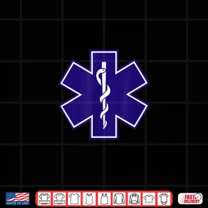 Design Paramedic Symbol Medical Cross Snake First Aid Paramedics Shirt