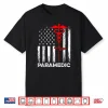 Paramedics Usa Flag Doctor Ambulance Nurse Emergency Medical Shirt