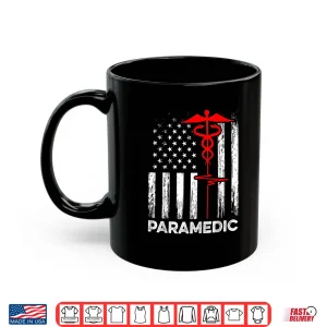 Mug Paramedics Usa Flag Doctor Ambulance Nurse Emergency Medical Shirt