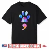 Pet Dog Or Cat Paw Print Semicolon Veterinary Technician Shirt