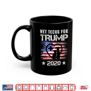 Mug Vet Techs For Trump 2020 Tshirt Vet Techs Lover Gifts Shirt