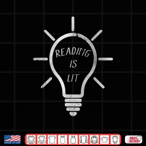 Design Reading Is Lit Tee Literacy Literature Ela Teacher Gift Idea