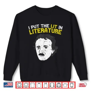 Lit In Literature Funny Reading Librarian Teacher Gift Shirt