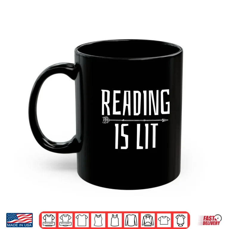 Mug Reading Tshirt Literature Tee Gift Teacher Bookworm Shirt