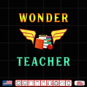 Design Wonder Teacher Instructor Professor Proud Literature Shirt