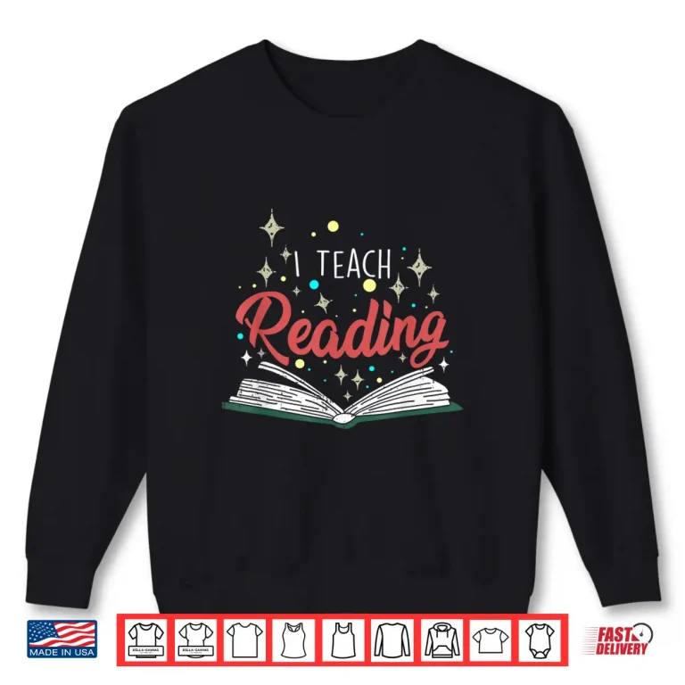 Sweatshirt Book Reading Bookworm Reader Literature Teacher Shirt