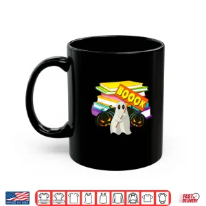 Mug Book Reader Halloween Librarian Literature Teacher Bookworm Shirt