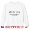 Funny Definition Abibliophobia School Reader Men Women Mom Shirt
