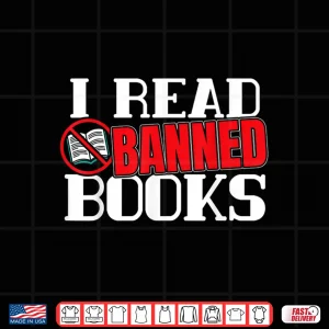 Design I Read Banned Books Design For A Literature Teacher Shirt