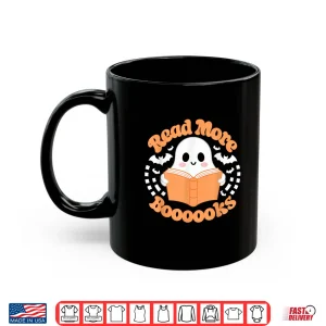 Mug Read More Boooooooks Ghost Halloween Reading Teacher Shirt