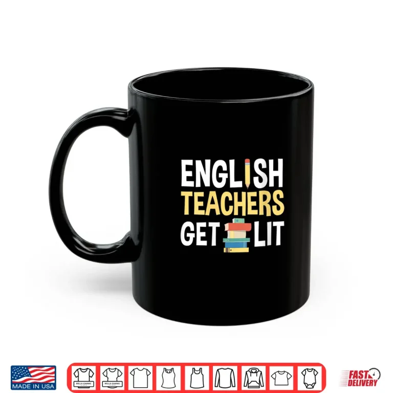 Mug Womens English Teacher Funny Literature Pun Quote V Neck Shirt
