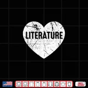 Design Heart Love To Teach Literature Proud Teacher Shirt