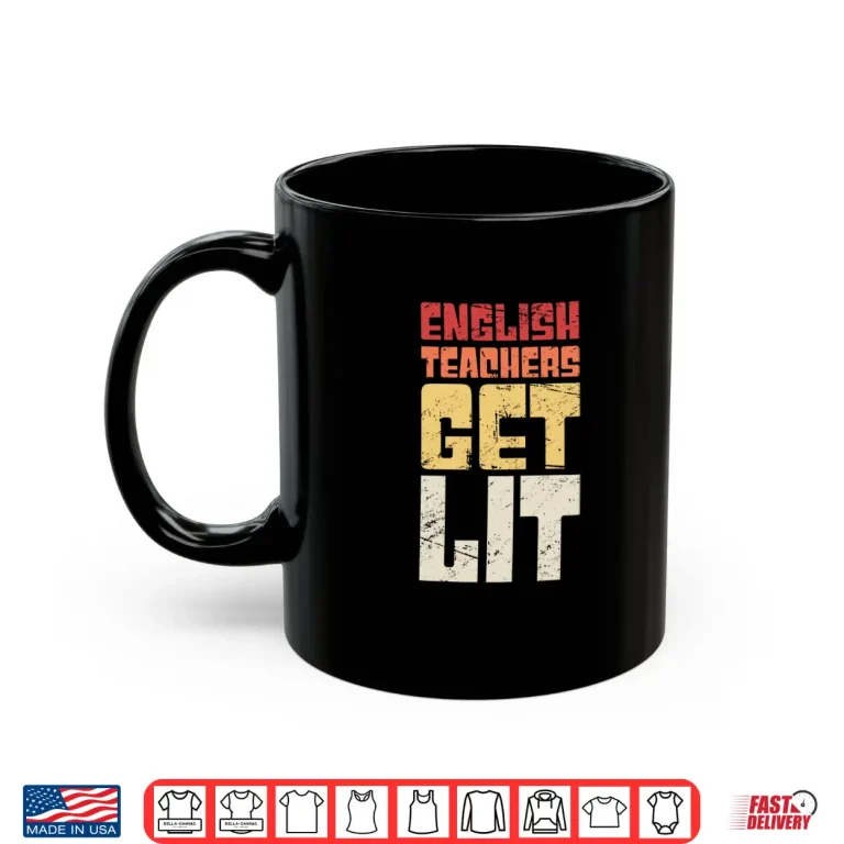 Mug Retro Literature English Language English Teacher Long Sleeve Shirt
