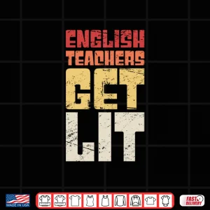 Design Retro Literature English Language English Teacher Long Sleeve Shirt