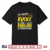 Teacher Broom English Literature Professor Grammar Halloween Shirt