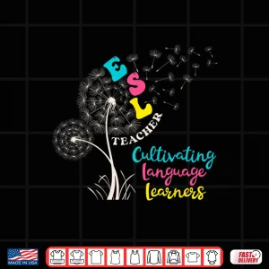 Design Cute Esl Teacher English As A Second Language Teachers Retro Shirt