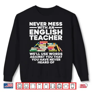 Sweatshirt Funny English Teacher Art For Men Women Reading Ela Teachers Shirt