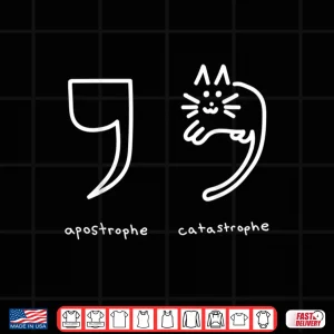 Design Funny English Teachers Grammar Cat Owner Gifts Shirt