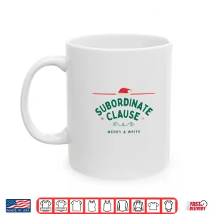 Mug Funny Pun Christmas Santa Design Gift For English Teachers Shirt