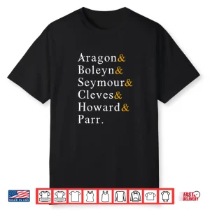 Six Wives Of Henry Viii Funny English History Anne Boleyn Long Sleeve Shirt