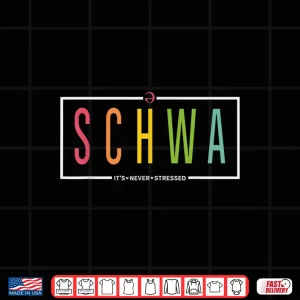 Design Schwa Teacher Reading Literacy For English Grammar Teachers Shirt