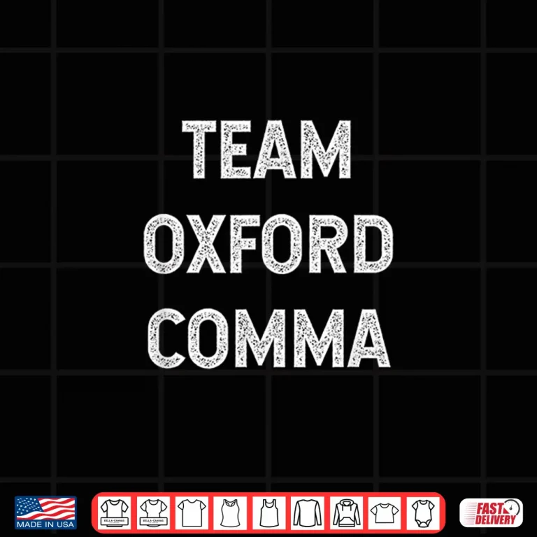 Design Team Oxford Comma English Majors And Teachers Shirt
