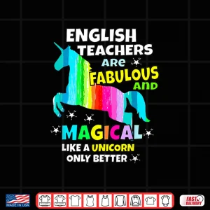 Design English Teachers Shirt Unicorn T Shirt Teacher Gifts