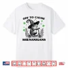 Frog Off To Cause Shenanigans St Patricks Day Funny Meme Shirt